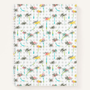 Carnet Aquarelle Palmiers