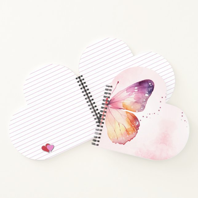 Carnet Aquarelle Papillon (Intérieur)