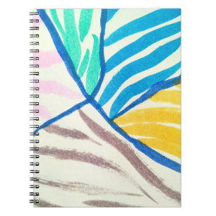 Carnet Aquarelle patchwork : style de peinture sale.