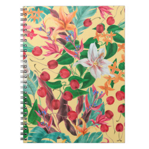 Carnet Aquarelle peinture en continu motif avec belle