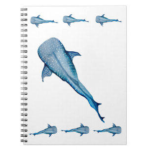 Carnet Aquarelle requin