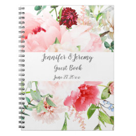 Carnet Aquarelle sauvage Jardin Floral Mariage