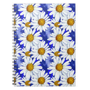 Carnet Aquarelle sur Denim Blue