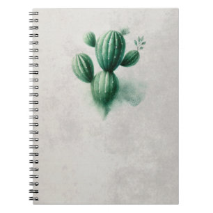 Carnet Aquarelle Vert Cactus Sud-ouest