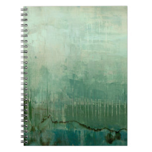 Carnet Aquarelle verte contemporaine