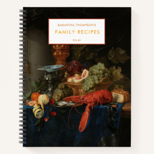 Carnet Aquarelle Vintage Alimentation Art Famille Recette