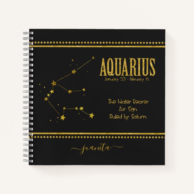 Carnet Aquarius (Devant)