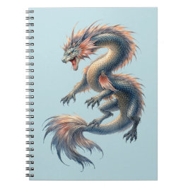 Carnet Aquatic Dragon