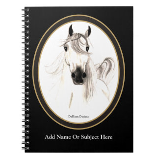 Carnet Arabe fait sur commande de cheval