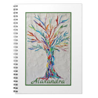 Arbre arc-en-ciel de la vie mosaïque multicolore