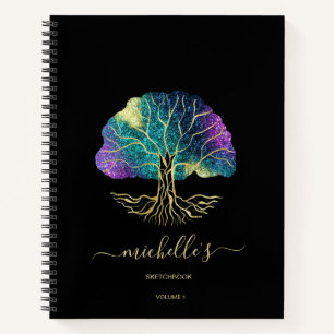 Carnet Arbre céleste de la vie Sketchbook