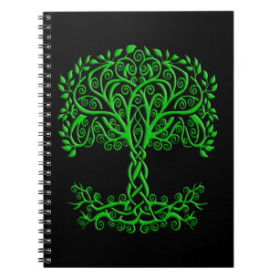 Carnet Arbre Celtique Vert De Vie
