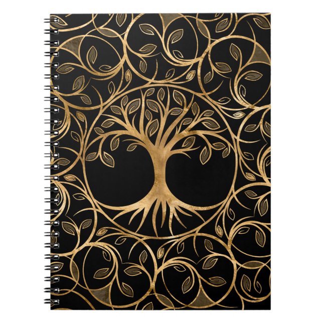 Carnet Arbre de vie - cadre Yggdrasil Mandala (Devant)