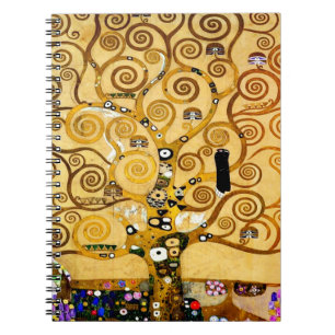 Carnet Arbre de vie Gustav Klimt Nouveau