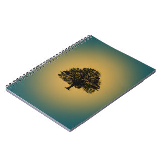 Carnet arbre doré