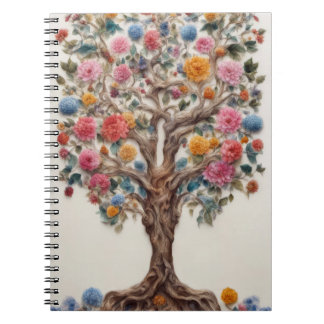 Carnet Arbre Fleur de Vie Art Botanique Fantastique
