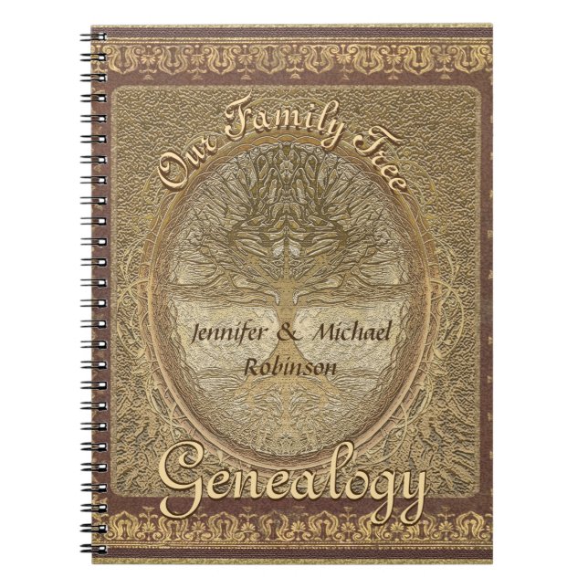 Carnet Arbre généalogique de généalogie (Devant)