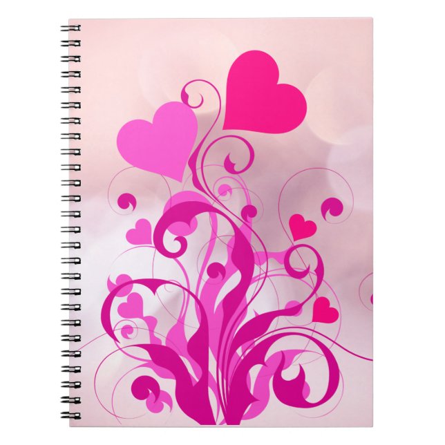 Carnet Arbre Love Heart Shapes Tree-25053 (Devant)