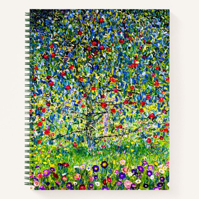 Carnet Arbre pomme Gustav Klimt (Devant)