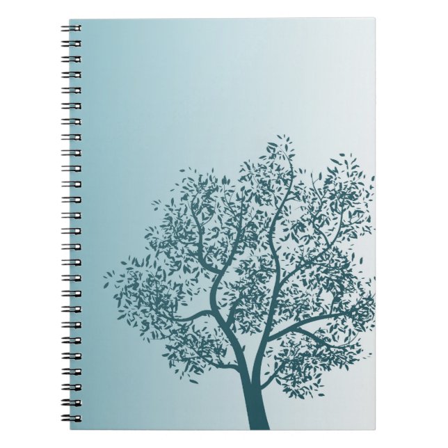 Carnet Arbre sarcelle (Devant)