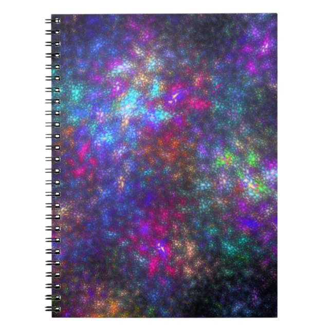 Carnet Arc arc-en-ciel fractal (Devant)
