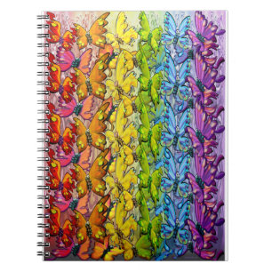 Carnet Arc en ciel des papillons