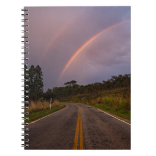 Carnet Arc-en-ciel et route