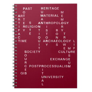Carnet Archéologie rouge et anthropologie Mot-croisé Puzz
