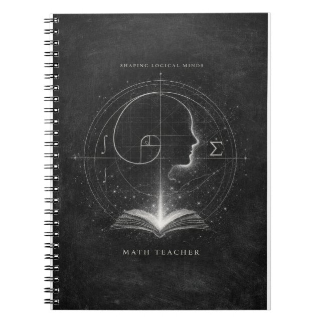 Carnet Architect of Future Minds Math Teacher  (Devant)