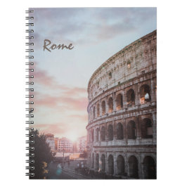 Carnet Architecture antique Rome coucher de soleil ville