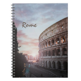 Carnet Architecture antique Rome coucher de soleil ville