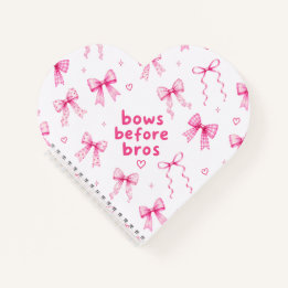 Carnet Arcs Amusants Avant Bros Coquette Ruban Rose