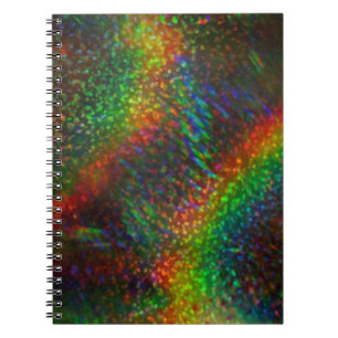 Carnet Arcs-en-ciel olographes de parties scintillantes