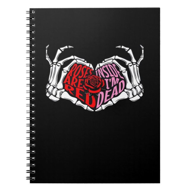 Carnet Are Read Inside I'm Dead - Sarcastique Valentine's (Devant)