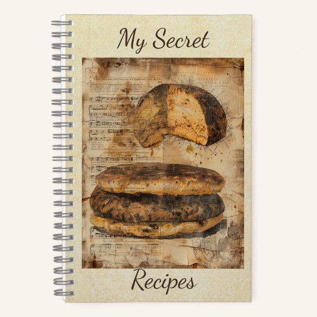 Carnet Arepa Pain Ephemera Collage Art (Recto)