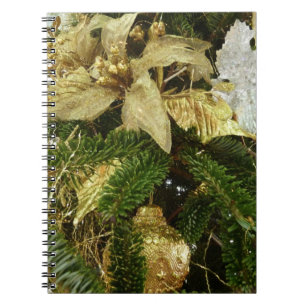 Carnet Argent et or Noël Arbre II