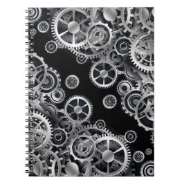 Carnet argenté de vitesses de Steampunk
