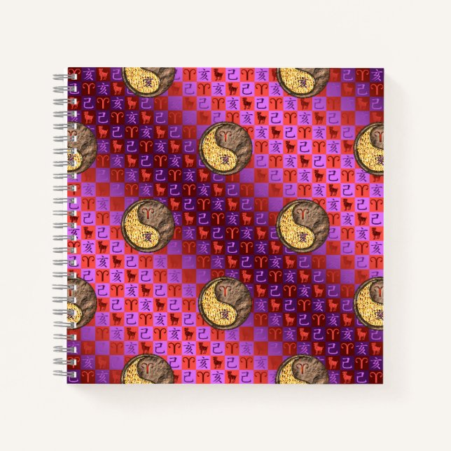 Carnet Aries et Earth Boar (Devant)