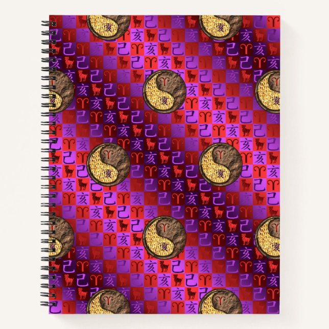 Carnet Aries et Earth Boar (Devant)