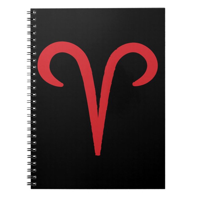Carnet ARIES Red Astrology (Devant)