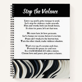 Carnet Arrêtez le poème de la violence