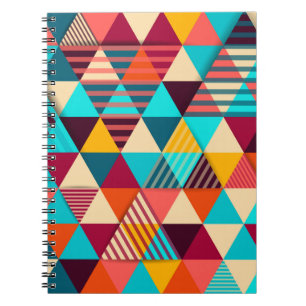 Carnet arrière - plan Abstrait aux formes triangulaires.