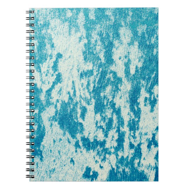 Carnet Arrière - plan bleu texturé en tissu dense. Con (Devant)