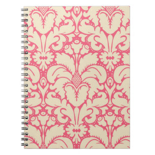 Carnet arrière - plan damassé de style baroque 2