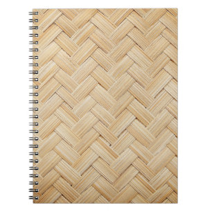 Carnet Arrière - plan de texture Abstraite en bambou tiss