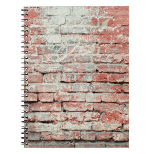 Carnet Arrière - plan de texture de mur de brique rouge v