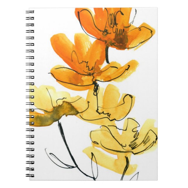 Carnet Arrière - plan floral abstrait (Devant)