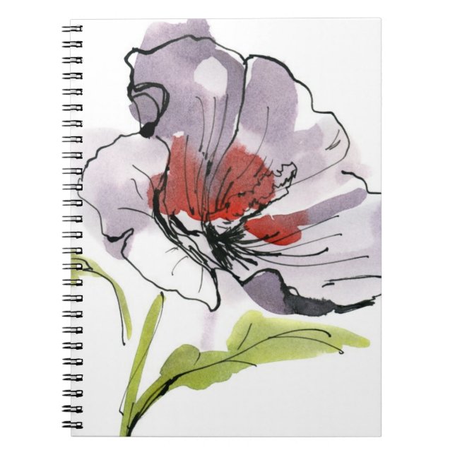 Carnet Arrière - plan floral peint par résumé 3 (Devant)
