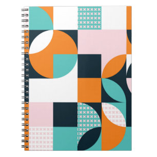Carnet Arrière - plan géométrique Abstrait avec carrés, t