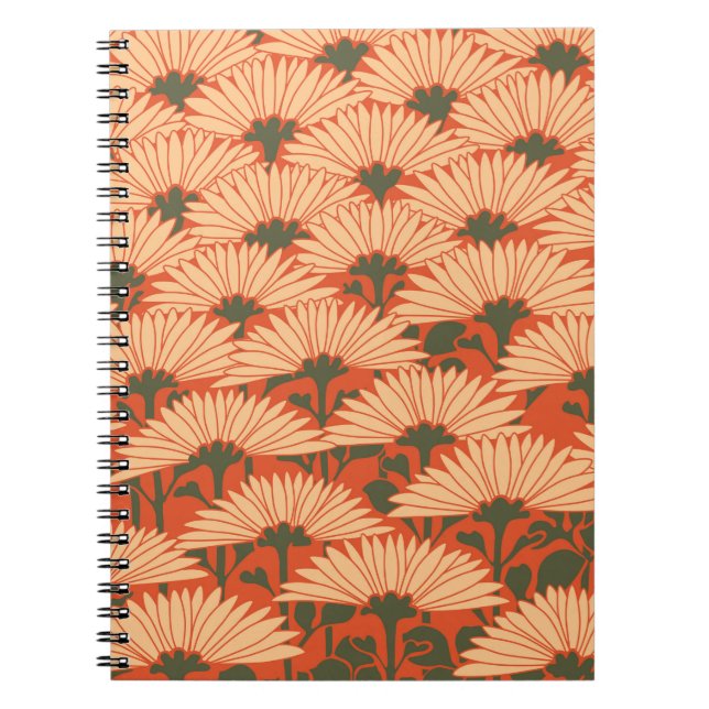 Carnet arrière - plan graphique motif (Devant)